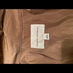 Banana Republic brown rain jacket